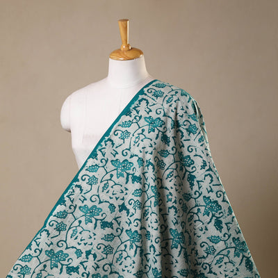 Green - kutch batik cotton fabric 89 - handcrafted