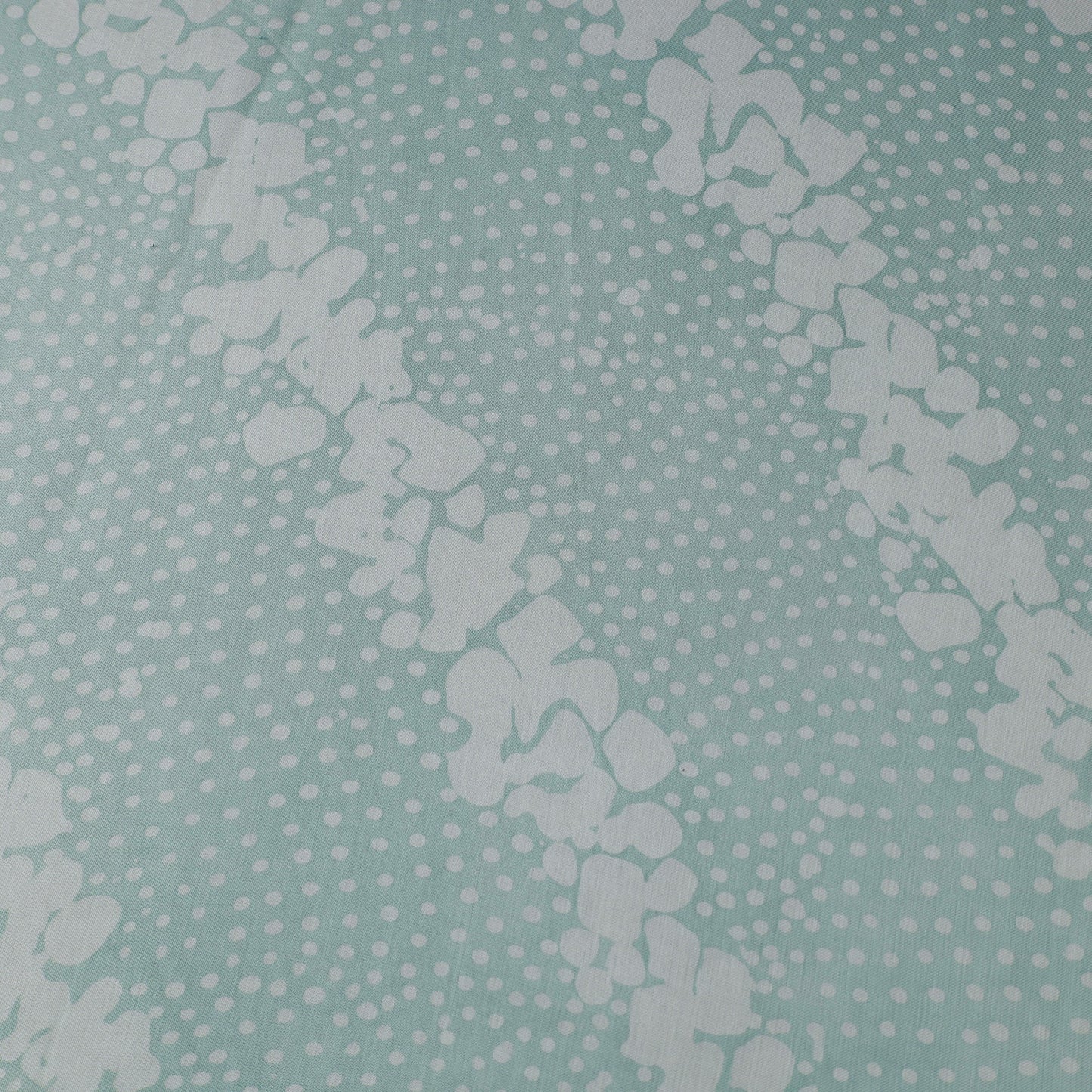 Green - kutch batik modal silk fabric 03 - handcrafted