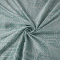 Green - kutch batik modal silk fabric 07 - handcrafted