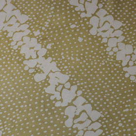 Green - kutch batik modal silk fabric 23 - handcrafted