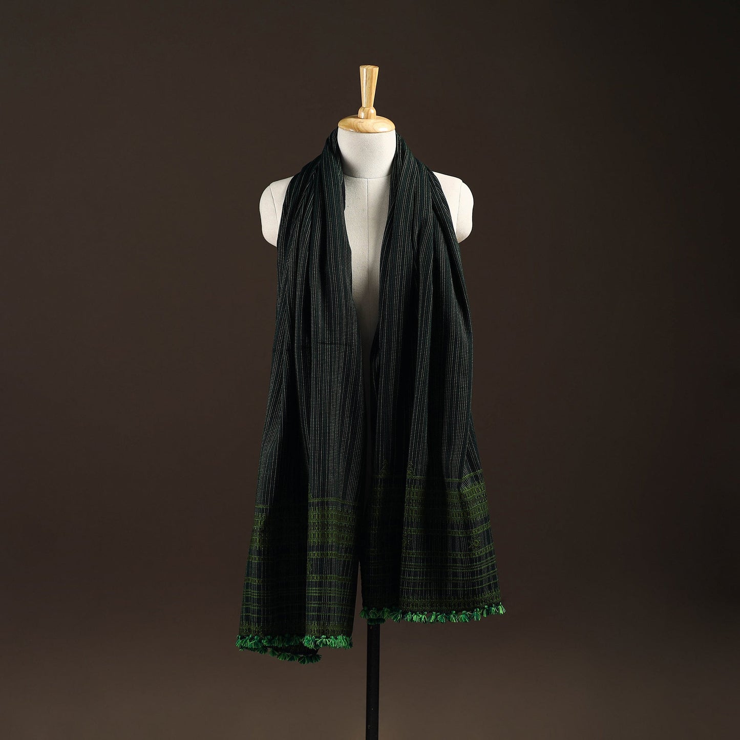 Kutch bhujodi handwoven wool shawl 49 - handcrafted