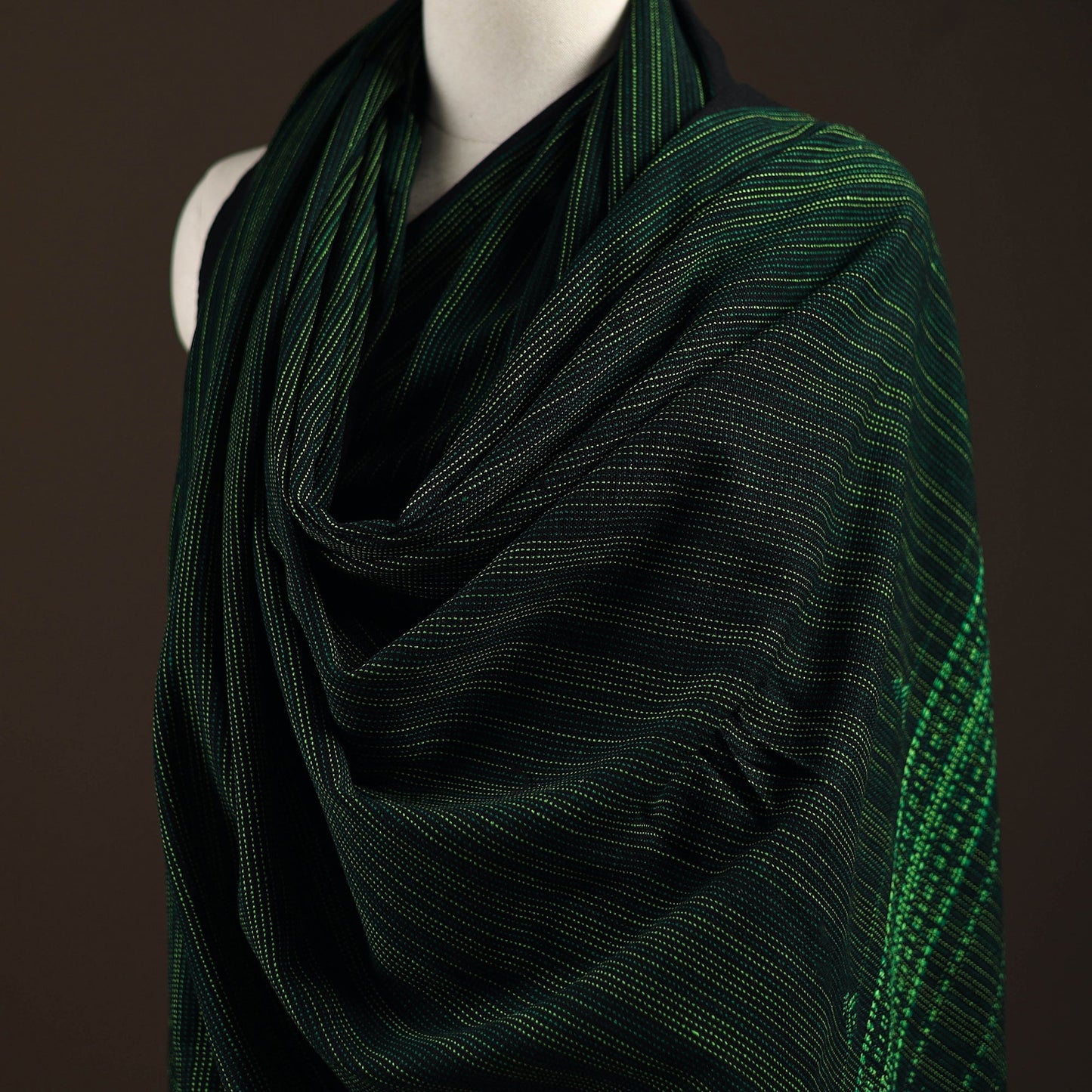 Kutch bhujodi handwoven wool shawl 63 - handcrafted