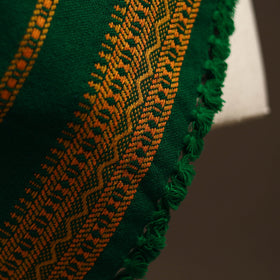 Kutch bhujodi handwoven mirror work wool shawl 24