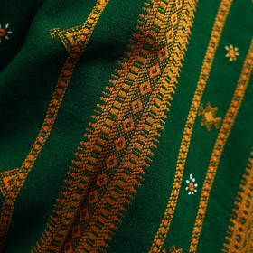 Kutch bhujodi handwoven mirror work wool shawl 24