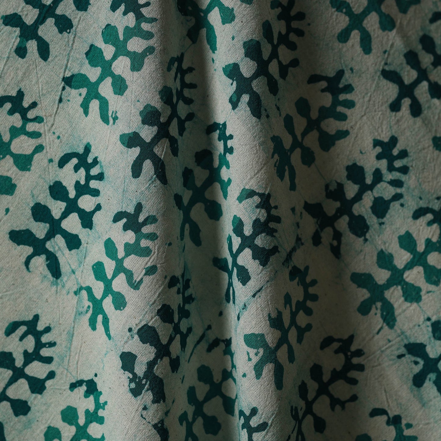 Kutch hand batik cotton fabric 20 - handcrafted