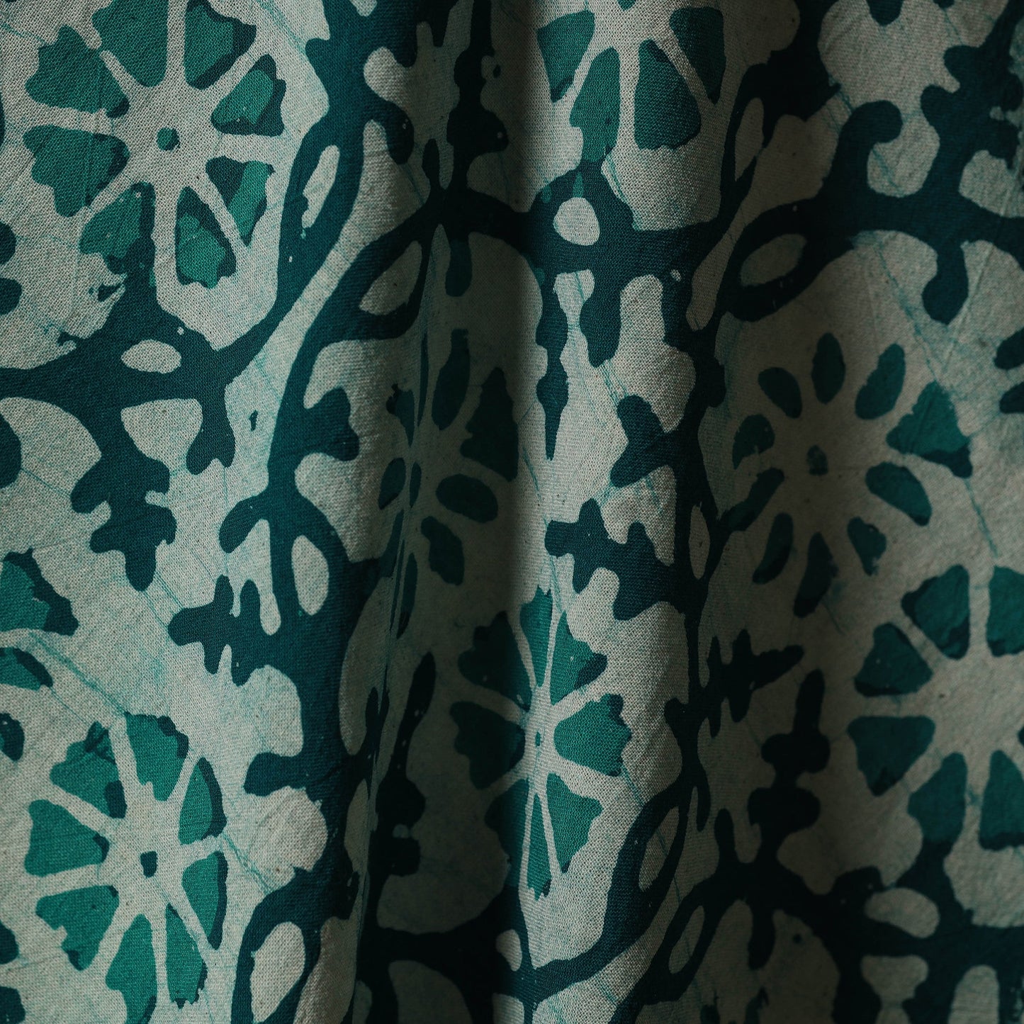 Kutch hand batik cotton fabric 28 - handcrafted