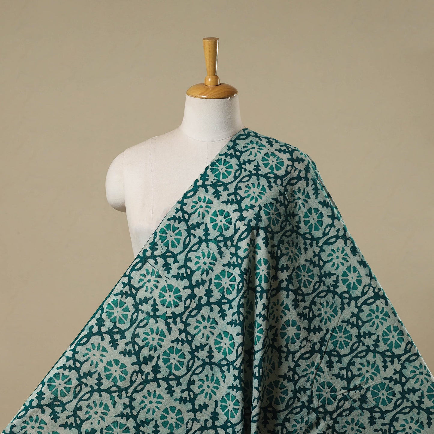 Kutch hand batik cotton fabric 28 - handcrafted