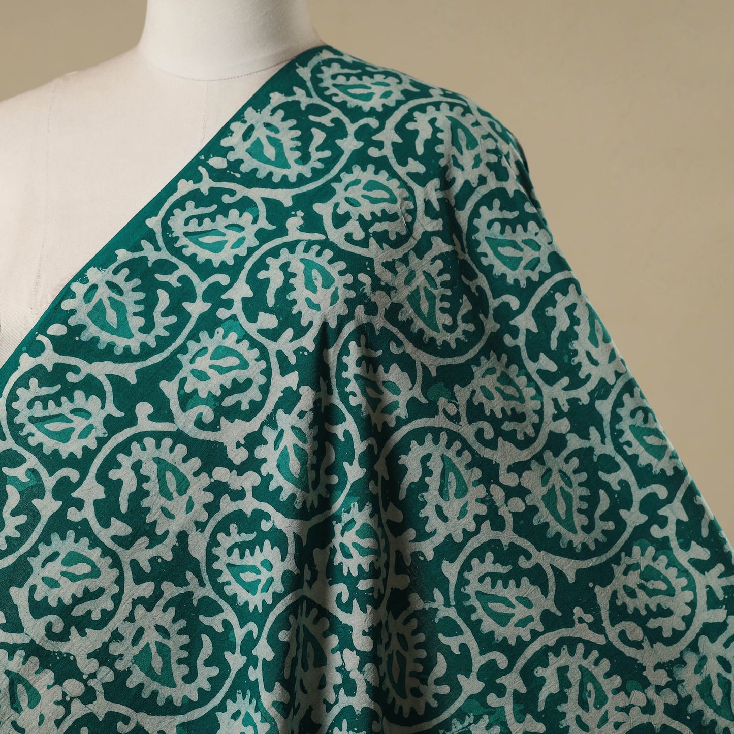 Kutch hand batik cotton fabric 30 - handcrafted