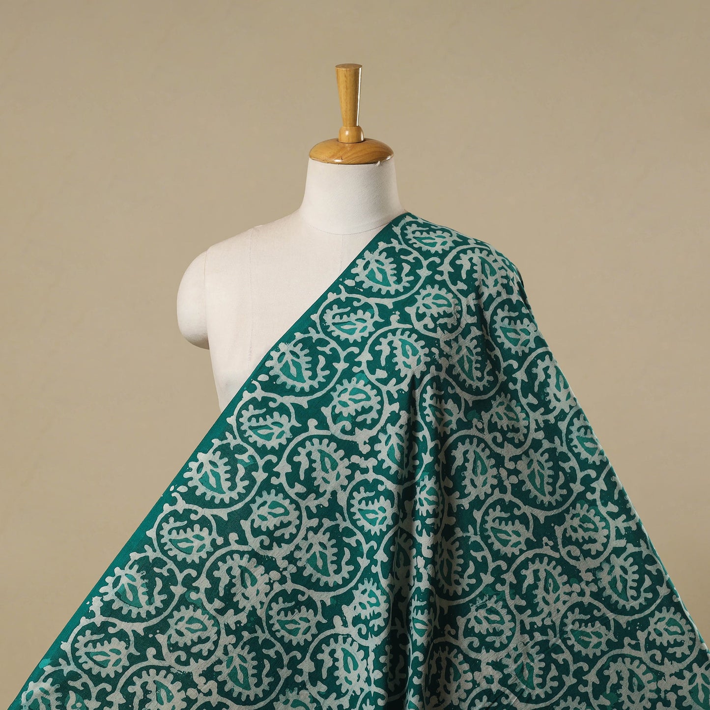 Kutch hand batik cotton fabric 30 - handcrafted