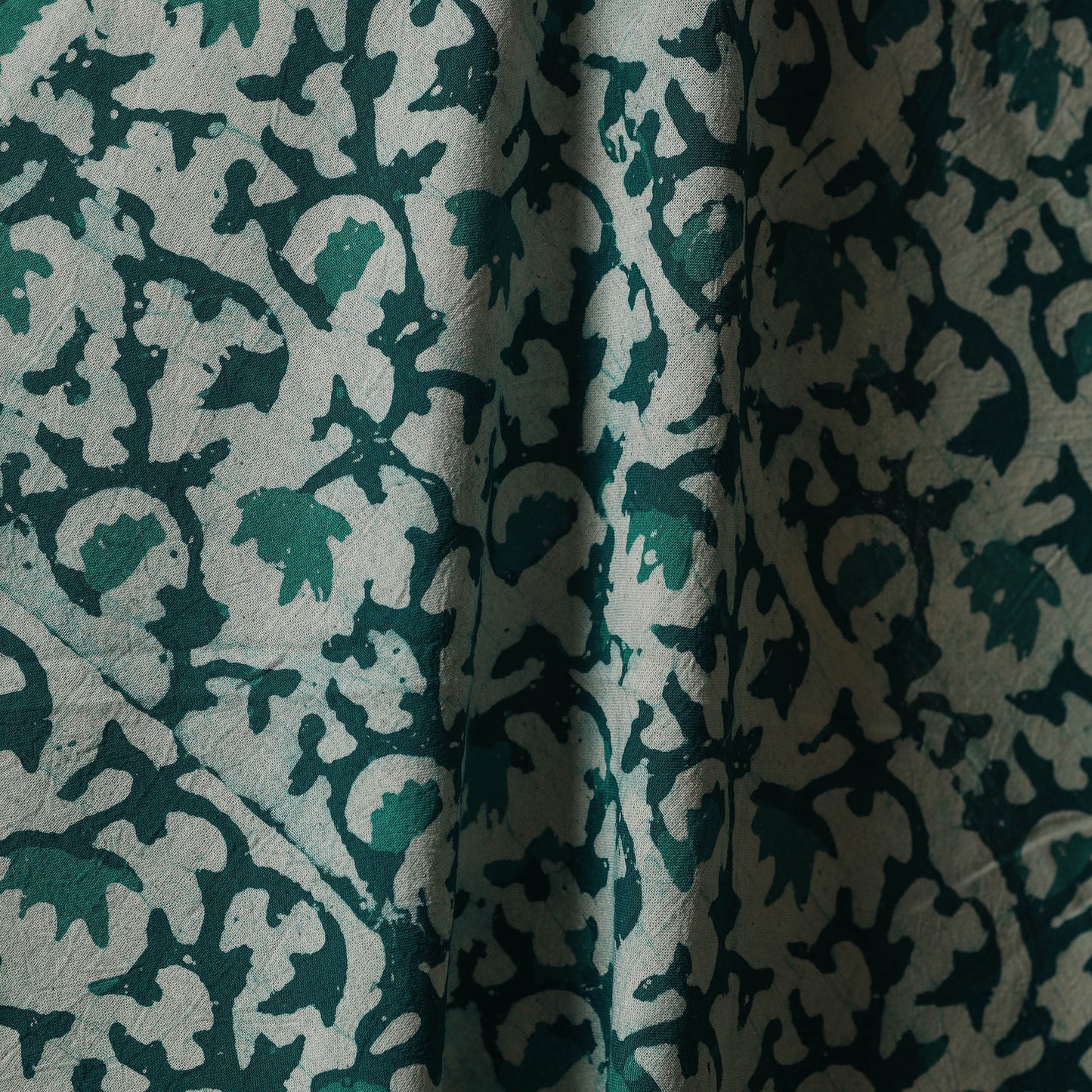 Kutch hand batik cotton fabric 35 - handcrafted