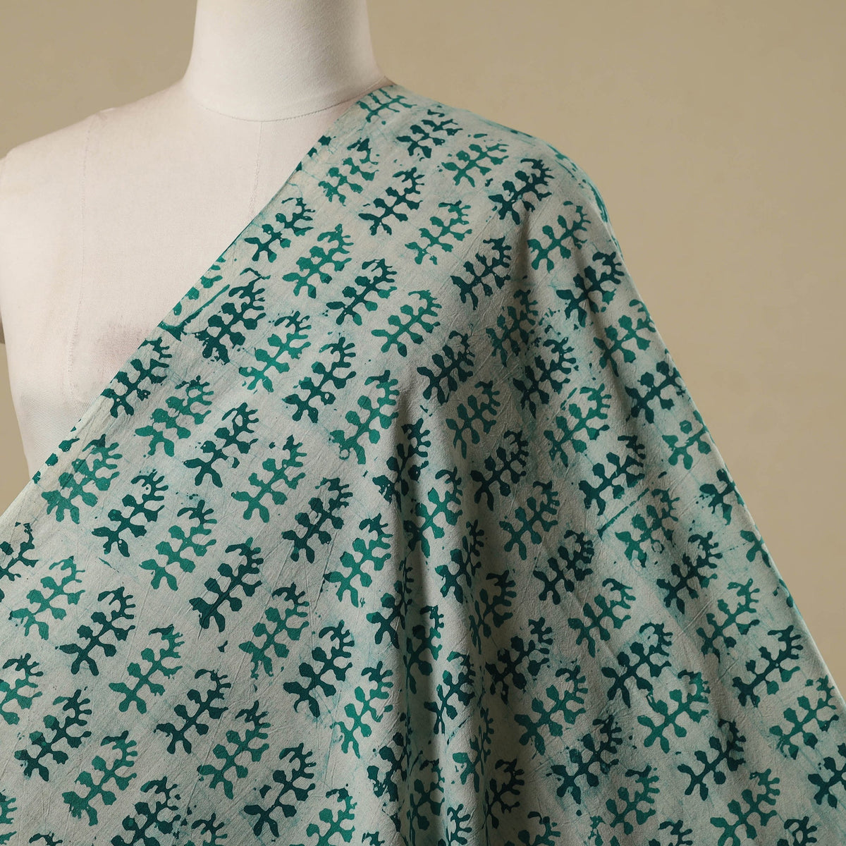 Kutch hand batik cotton fabric 20 - handcrafted