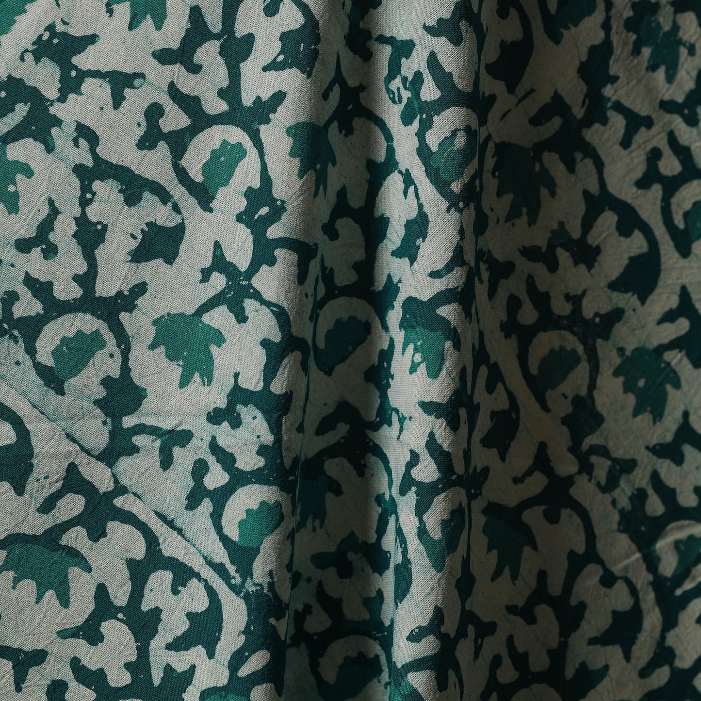 Kutch hand batik cotton fabric 35 - handcrafted