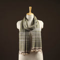 Kutch handwoven merino wool stole 55 - handcrafted