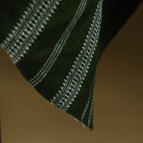 Kutch handwoven merino wool tie-dye bandhani shawl 11