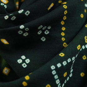 Kutch handwoven merino wool tie-dye bandhani shawl 17