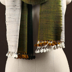 Kutch handwoven three shaded merino wool x katia silk stole