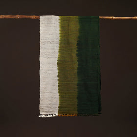 Kutch handwoven three shaded merino wool x katia silk stole