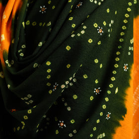 Kutch mirror work handwoven bandhani bagida merino wool