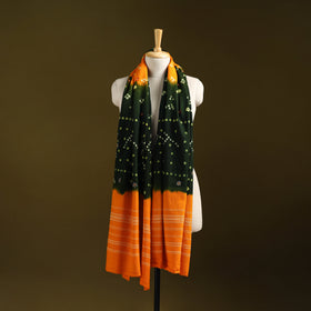 Kutch mirror work handwoven bandhani bagida merino wool