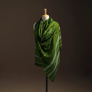 Kutch mirror work handwoven bandhani bagida woolen shawl 10