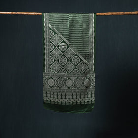 Kutch printed mashru silk stole 19 - handcrafted