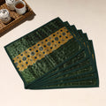  Green Tagai Embroidery Table Mats