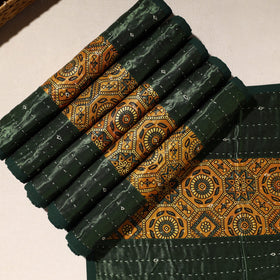  Green Tagai Embroidery Table Mats
