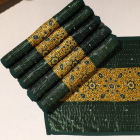  Green Tagai Embroidery Table Mats