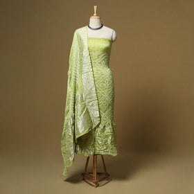 Kutch tie-dye bandhani modal silk meenakari zari work 3pc