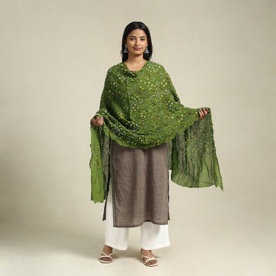 Buy Kutch Tie-Dye Cotton Bandhani Dupatta