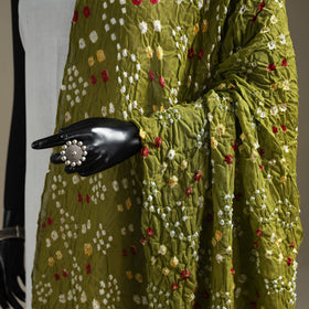 Kutch tie-dye cotton bandhani dupatta 65 - handcrafted