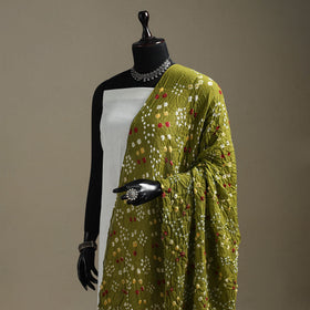 Kutch tie-dye cotton bandhani dupatta 65 - handcrafted