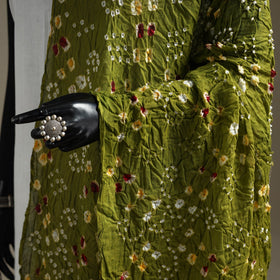 Kutch tie-dye cotton bandhani dupatta 72 - handcrafted