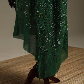 Kutch tie-dye cotton bandhani dupatta 74 - handcrafted
