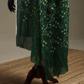 Kutch tie-dye cotton bandhani dupatta 80 - handcrafted