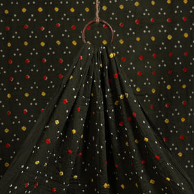 Green - kutch tie-dye cotton bandhani fabric 03