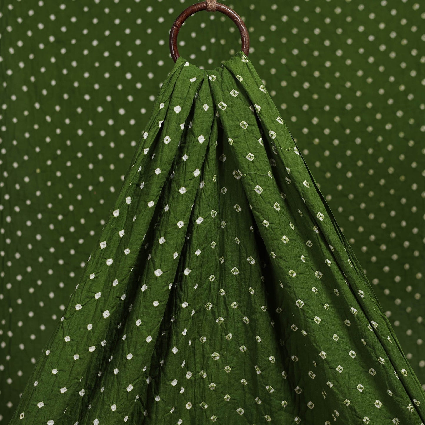 Kutch tie-dye cotton bandhani fabric 04 - handcrafted