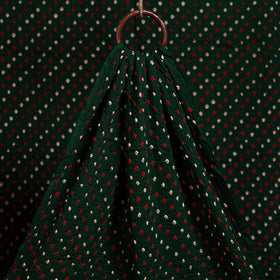  Green Kutch Tie-Dye Mul Cotton Bandhani Fabric