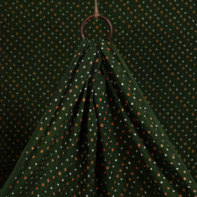 Green - kutch tie-dye cotton bandhani fabric 32