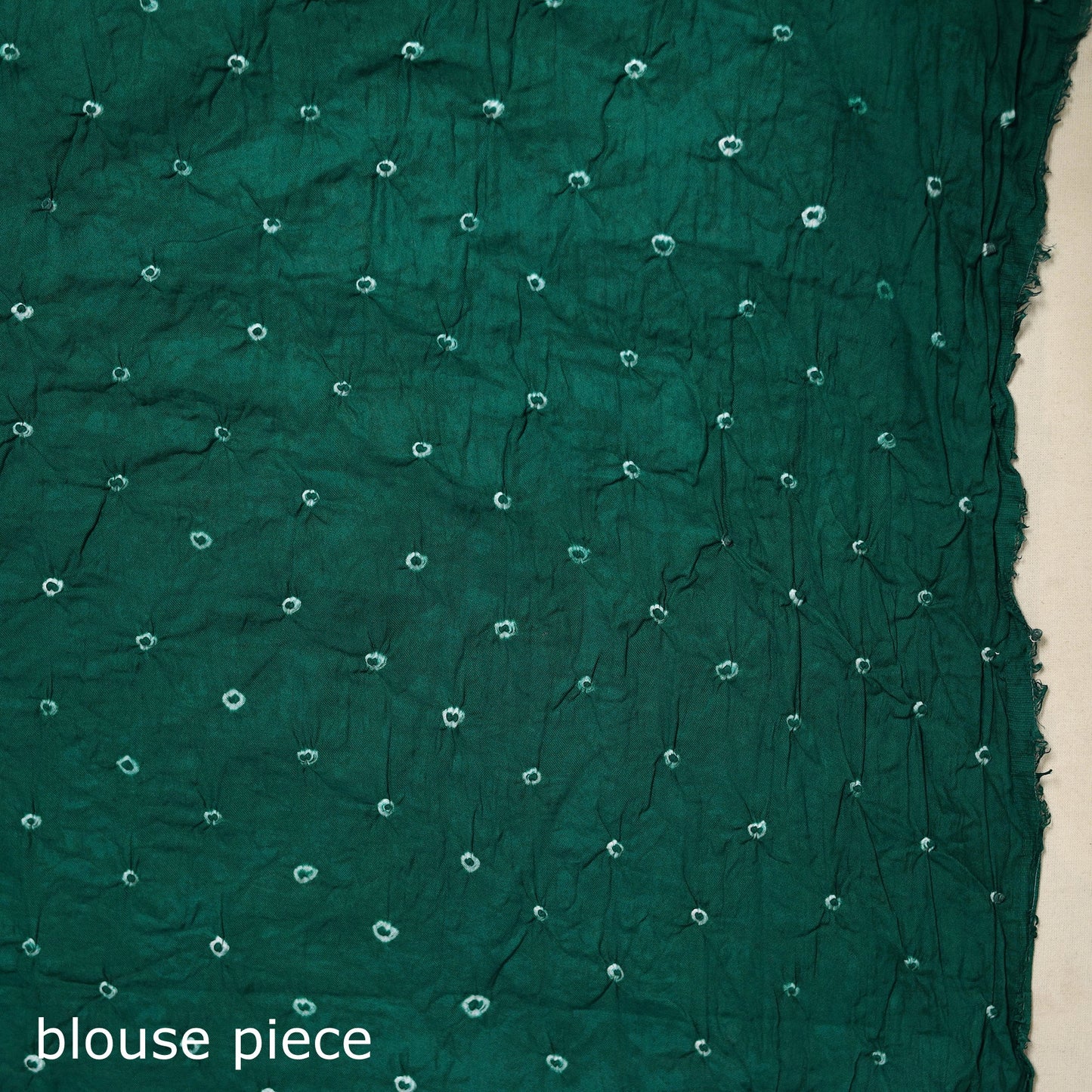 Green Kutch Tie-Dye Cotton Bandhani Saree