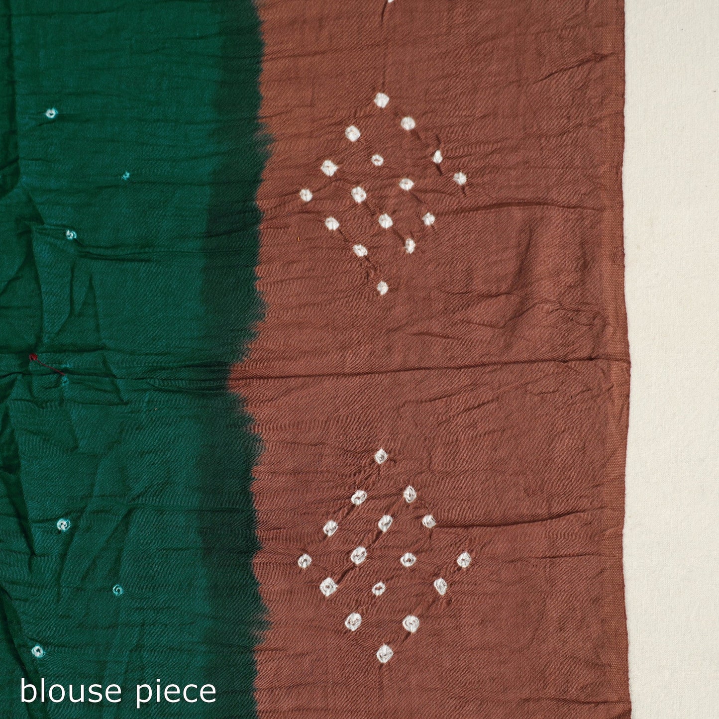 Green Kutch Tie-Dye Bandhani Saree 