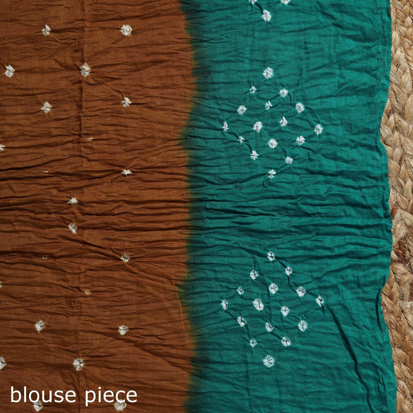 Kutch tie-dye cotton bandhani saree with blouse piece 42