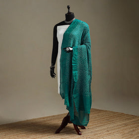 Kutch tie-dye cotton heavy bandhani dupatta 07 - handcrafted