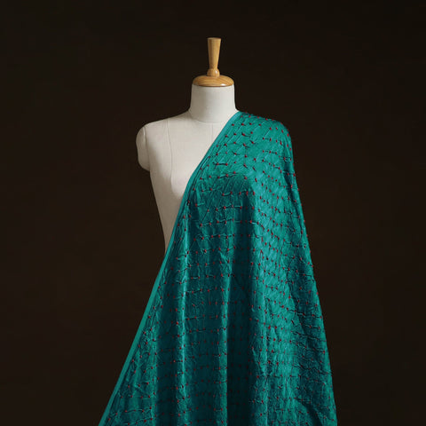 Kutch tie-dye modal silk bandhani fabric 17 - handcrafted