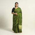 Green Kutch Tie-Dye Bandhani Saree 
