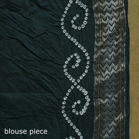 Kutch tie-dye pure cotton bandhani saree with border 18
