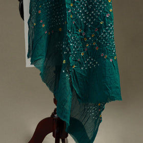 Kutch tie-dye mul cotton bandhani dupatta 02 - handcrafted