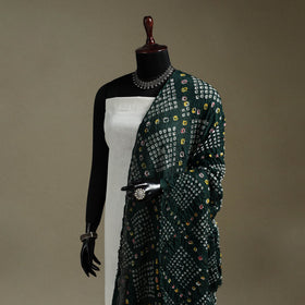Kutch tie-dye mul cotton bandhani dupatta 04 - handcrafted