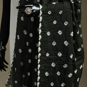 Kutch tie-dye mul cotton shibori bandhani dupatta 16