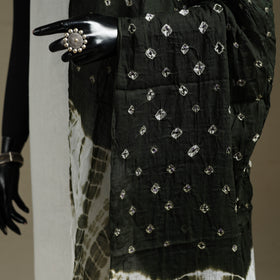 Kutch tie-dye mul cotton shibori bandhani dupatta 27